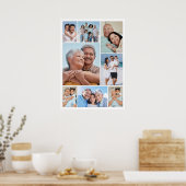 Creëer Uw eigen fotocollage 8 Poster (Keuken)