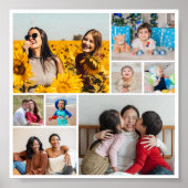 Creëer Uw eigen fotocollage 8 Poster (Voorkant)