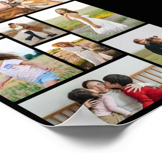 Creëer Uw eigen fotocollage 8 Poster (Hoek)