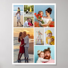 Creëer Uw eigen fotocollage 8 Poster