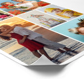 Creëer Uw eigen fotocollage 8 Poster (Hoek)