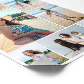 Creëer Uw eigen fotocollage 8 Poster (Hoek)
