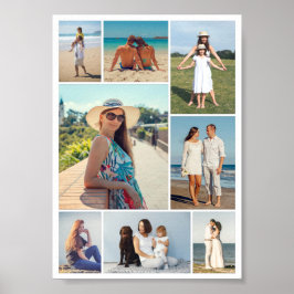 Creëer Uw eigen fotocollage 8 Poster