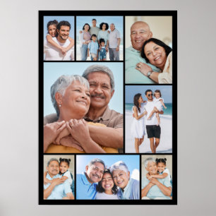 Creëer Uw eigen fotocollage 8 Poster