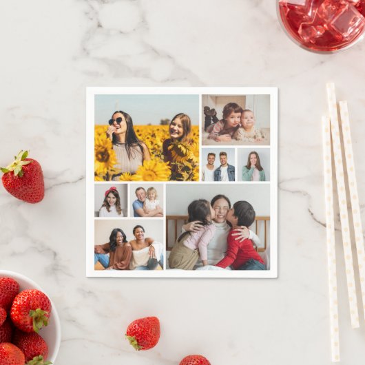 Creëer Uw eigen fotocollage 8 Servet (Insitu)