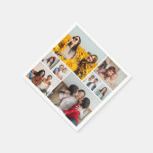 Creëer Uw eigen fotocollage 8 Servet (Hoek)