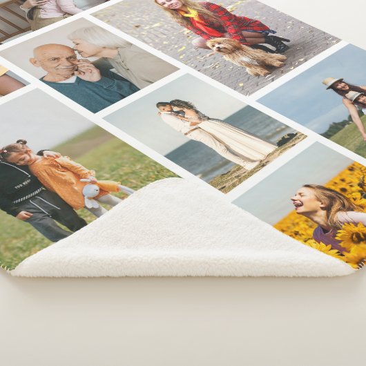 Creëer Uw eigen fotocollage 8 Sherpa Deken (3/4)
