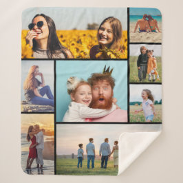 Creëer Uw eigen fotocollage 8 Sherpa Deken