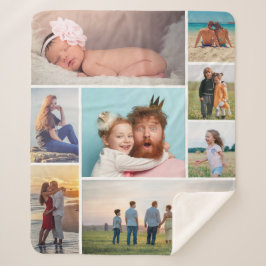 Creëer Uw eigen fotocollage 8 Sherpa Deken