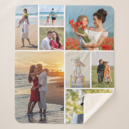 Creëer Uw eigen fotocollage 8 Sherpa Deken