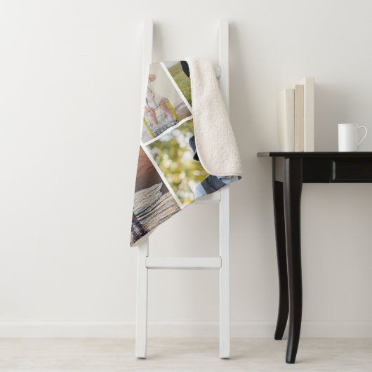 Creëer Uw eigen fotocollage 8 Sherpa Deken (In situ)