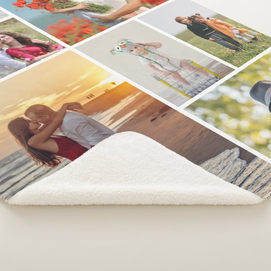 Creëer Uw eigen fotocollage 8 Sherpa Deken (3/4)