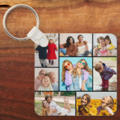 Creëer Uw eigen fotocollage 8 Sleutelhanger (Voorkant)