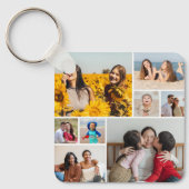 Creëer Uw eigen fotocollage 8 Sleutelhanger (Voorkant)