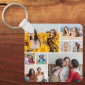 Creëer Uw eigen fotocollage 8 Sleutelhanger (Voorkant)