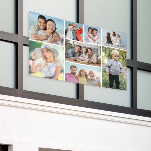 Creëer Uw eigen fotocollage 8 Spandoek (Buitenkant Gebouw)