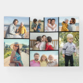 Creëer Uw eigen fotocollage 8 Spandoek (Horizontaal)