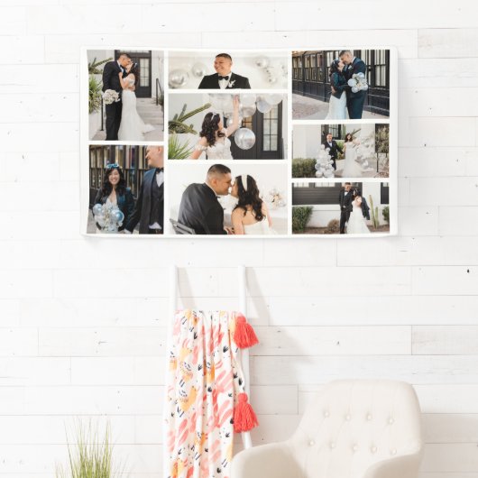 Creëer Uw eigen fotocollage 8 Spandoek (Insitu)