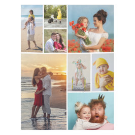 Creëer Uw eigen fotocollage 8 Tafelkleed