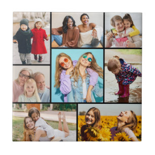 Creëer Uw eigen fotocollage 8 Tegeltje