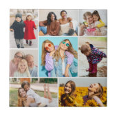 Creëer Uw eigen fotocollage 8 Tegeltje (Voorkant)