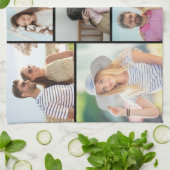 Creëer Uw eigen fotocollage 8 Theedoek (Gevouwen)