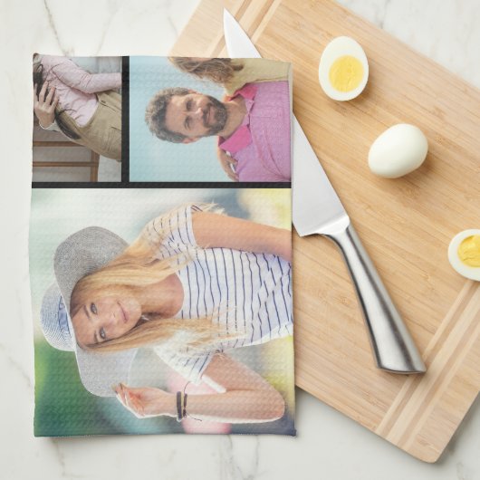 Creëer Uw eigen fotocollage 8 Theedoek (Quarter Fold)