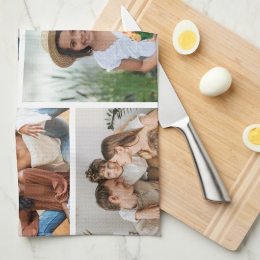 Creëer Uw eigen fotocollage 8 Theedoek (Quarter Fold)