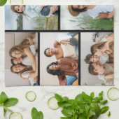 Creëer Uw eigen fotocollage 8 Theedoek (Gevouwen)