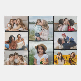 Creëer Uw eigen fotocollage 8 Theedoek