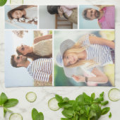 Creëer Uw eigen fotocollage 8 Theedoek (Gevouwen)