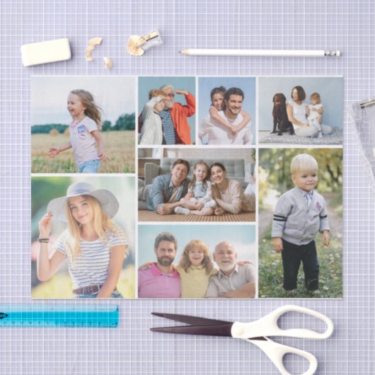 Creëer Uw eigen fotocollage 8 Tissuepapier (Craft)