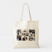 Creëer Uw eigen fotocollage 8 Tote Bag (Achterkant)