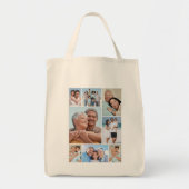 Creëer Uw eigen fotocollage 8 Tote Bag (Voorkant)