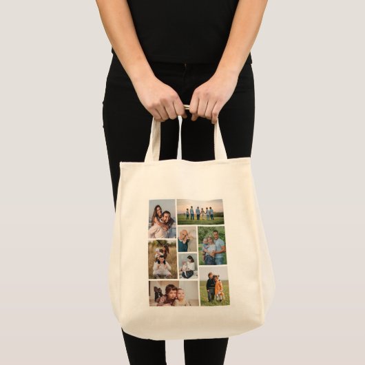 Creëer Uw eigen fotocollage 8 Tote Bag (Voorkant (product))