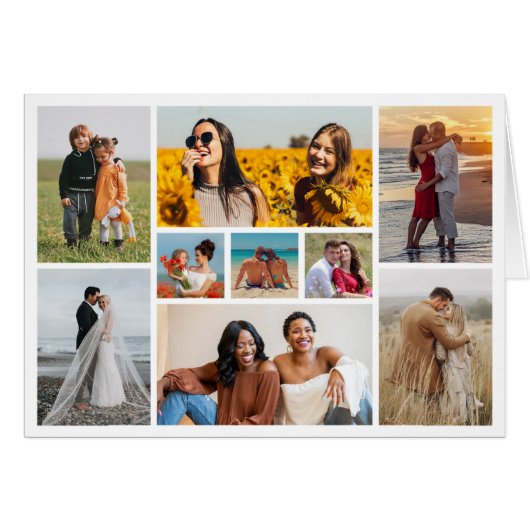 Creëer Uw eigen fotocollage 9 (Voorkant Horizontaal)