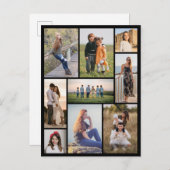 Creëer Uw eigen fotocollage 9 Briefkaart (Voorkant / Achterkant)