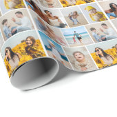 Creëer Uw eigen fotocollage 9 Cadeaupapier (Rol Hoek)