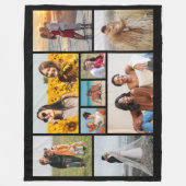 Creëer Uw eigen fotocollage 9 Fleece Deken (Voorkant)