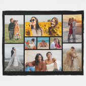 Creëer Uw eigen fotocollage 9 Fleece Deken (Voorkant (Horizontaal))