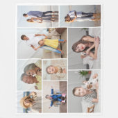 Creëer Uw eigen fotocollage 9 Fleece Deken (Voorkant)