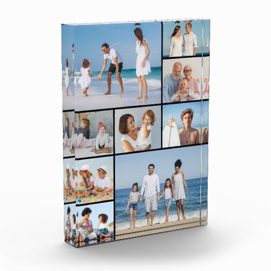 Creëer Uw eigen fotocollage 9 Fotoblokken (Links)