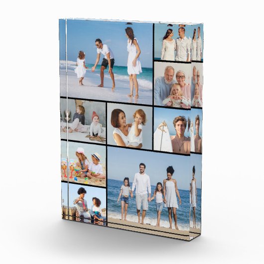 Creëer Uw eigen fotocollage 9 Fotoblokken (Rechts)