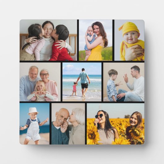 Creëer Uw eigen fotocollage 9 Fotoplaat (Voorkant)