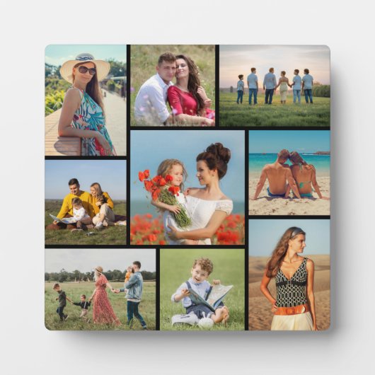 Creëer Uw eigen fotocollage 9 Fotoplaat (Voorkant)
