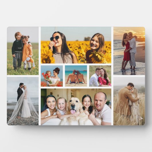 Creëer Uw eigen fotocollage 9 Fotoplaat (voorkant)