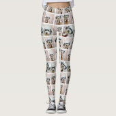 Creëer Uw eigen fotocollage - 9 foto's Leggings (Voorkant)