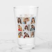 Creëer Uw eigen fotocollage 9 Glas (Achterkant)