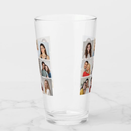 Creëer Uw eigen fotocollage 9 Glas (Links)