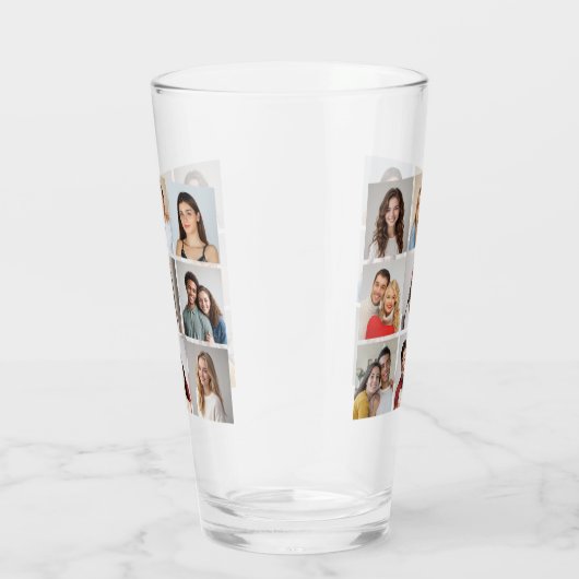 Creëer Uw eigen fotocollage 9 Glas (Rechts)